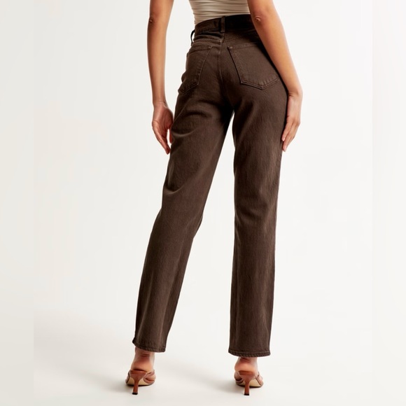 Abercrombie Ultra High Rise 90s Straight Jean - Picture 3 of 6